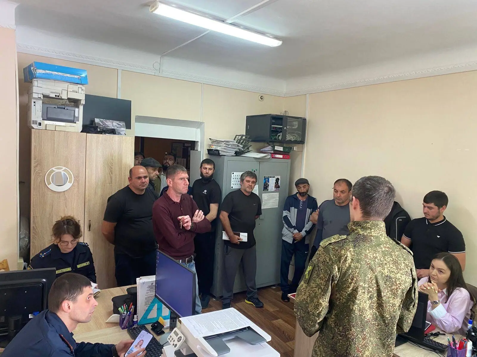 Отделение ГКУ «ЦЗН РСО-Алания» в Правобережном районе провели мини-ярмарку вакансий для мужчин, сост