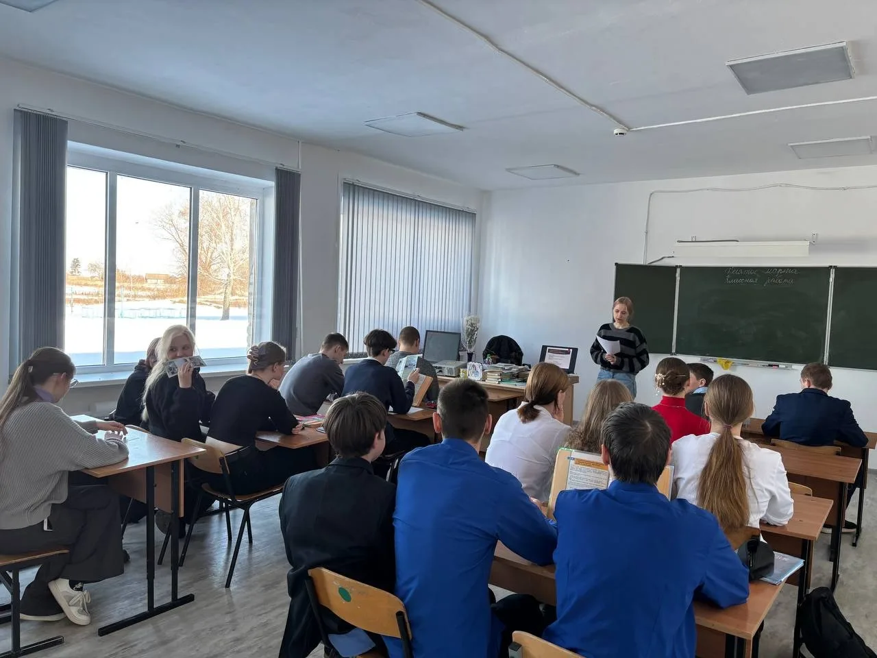 В рамках профориентационной работы в школе, сегодня прошла встреча обучающихся 8-11 кла...