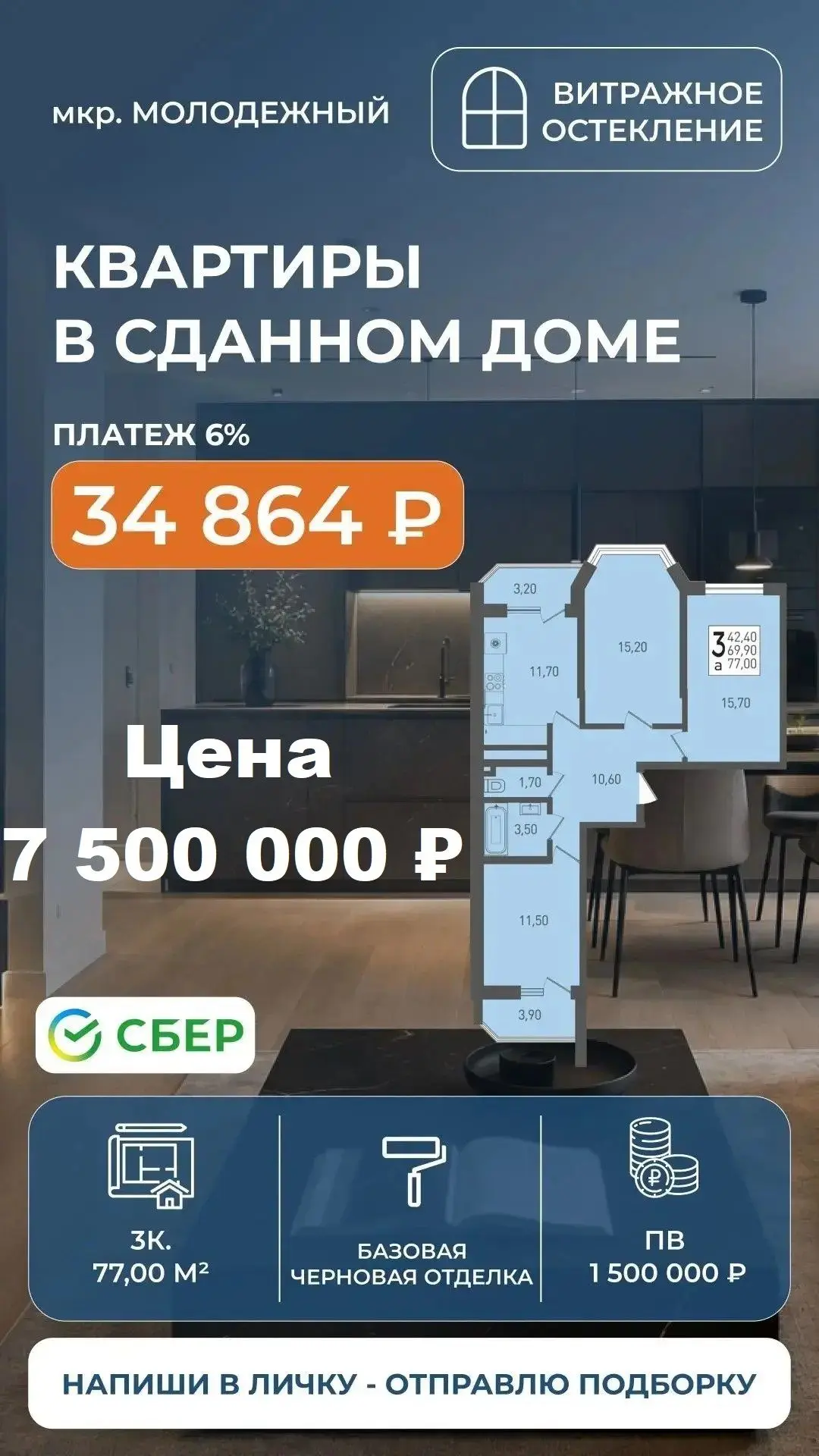 Друзья это самые выгодные трехкомнатные квартиры