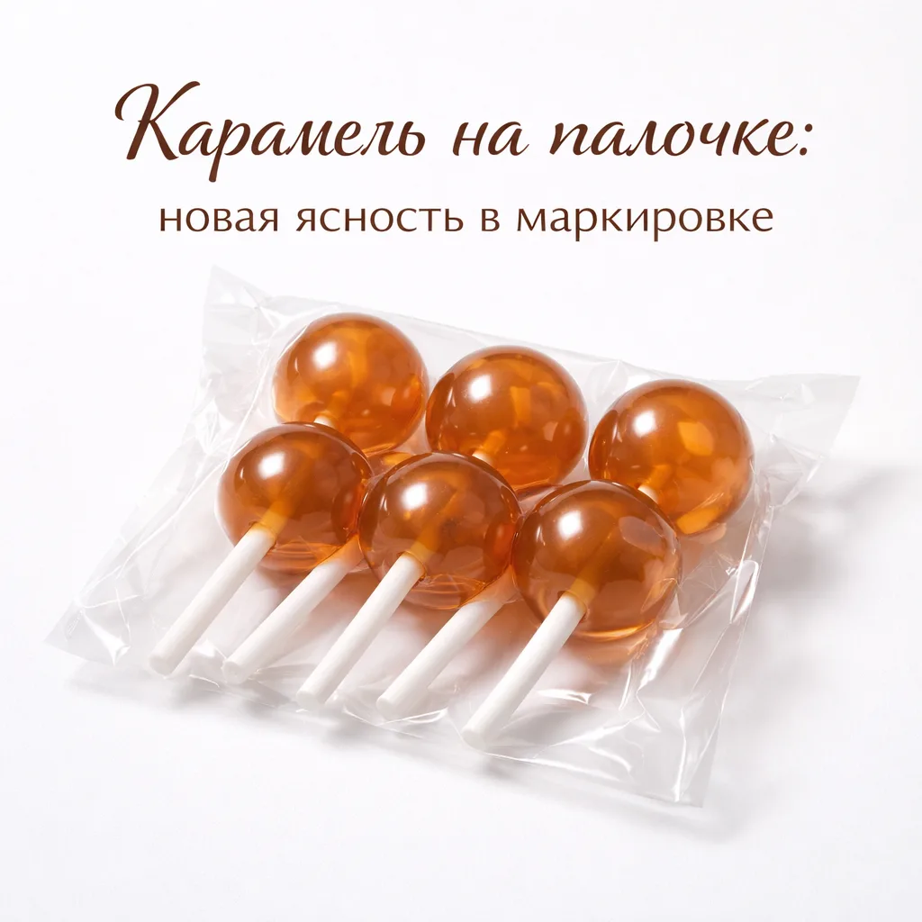 Минпромторг предлагает освободить карамель на палочке от маркировки
–––––––––––––––––––
––––––––––––