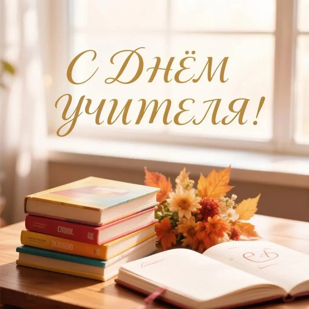 🌼 С Днём учителя!