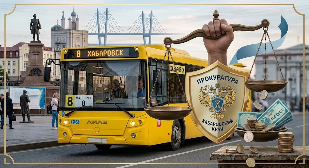 Прокуратура защитила права хабаровчанки, пострадавшей в автобусном ДТП