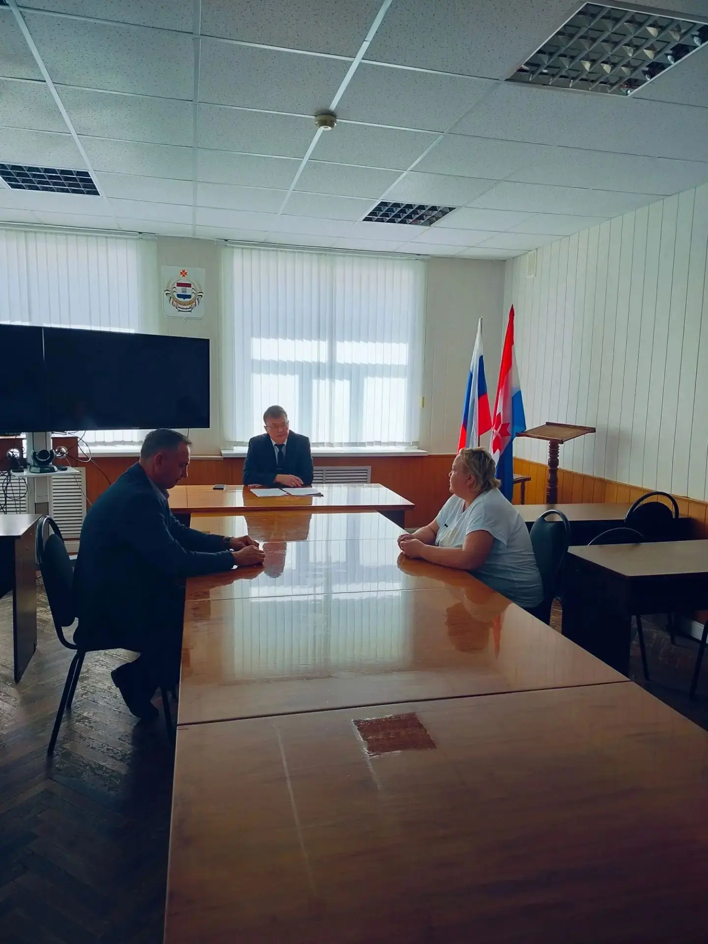 В малом зале администрации Зубово-Полянского муниципального района состоялся прием граж...