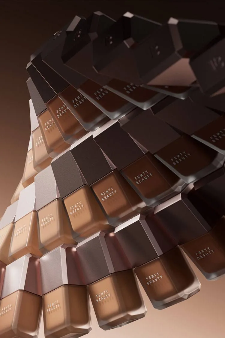 Бренд Fenty Beauty представил новый тональный крем Pro Filt'r Fluid Flex Natural Matte ...