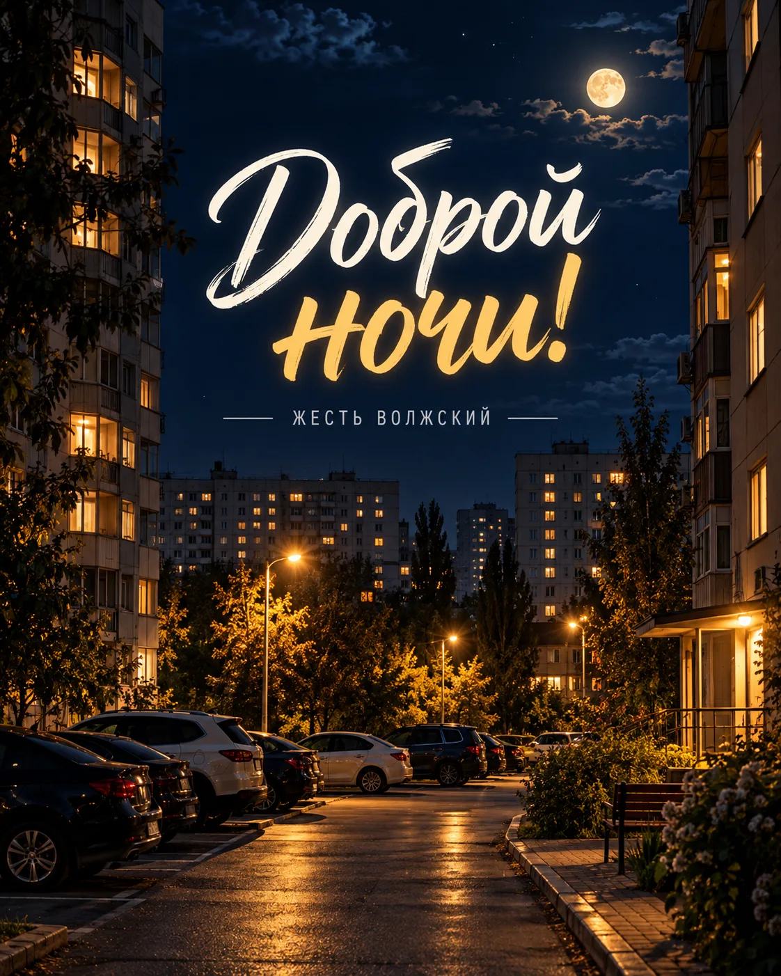🌙 Доброй ночи, Волжский!