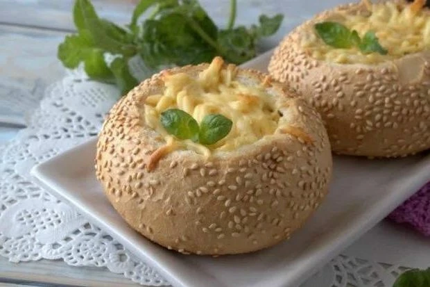 Жульен в булочках