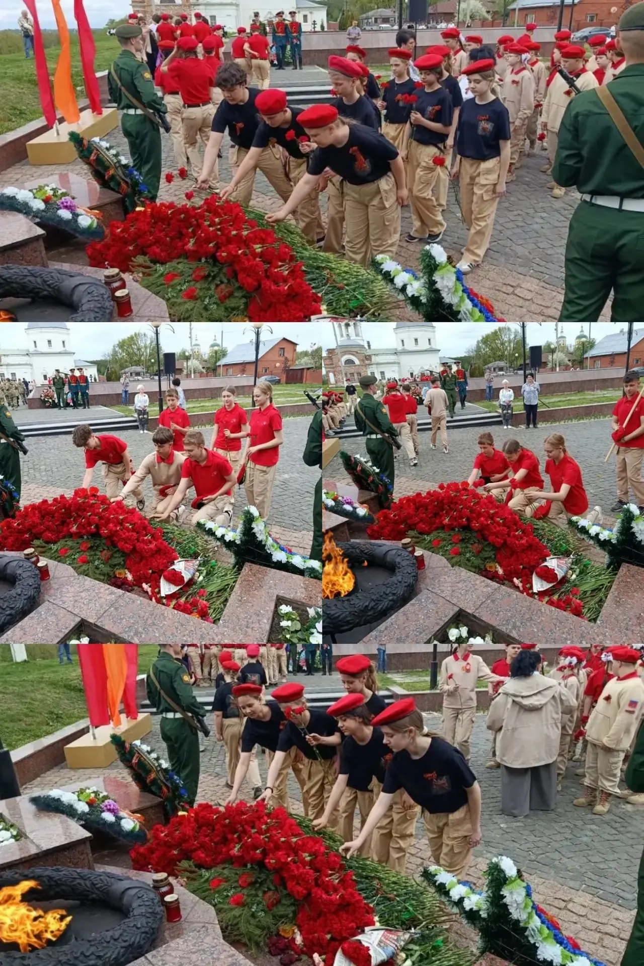 Соборная гора сегодня стала местом особенного единения и памяти! 🇷🇺🕊️  В преддверии великого праздни