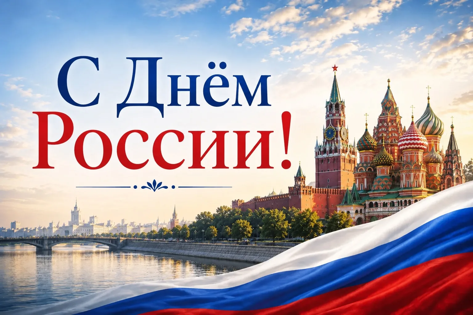 🇷🇺 С Днём России! Для каждого из нас Россия начинается с чего-то очень личного: с родного дома, се