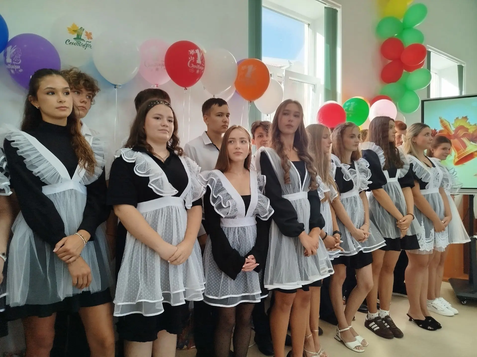 🔔С Днем знаний! В школе прошла торжественная линейка, посвященная началу нового учебно...