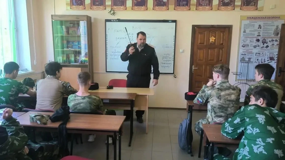 Третий день учебных сборов в Приморско‑Ахтарском филиале техникума "Знание" прошёл насыщенно и плодо