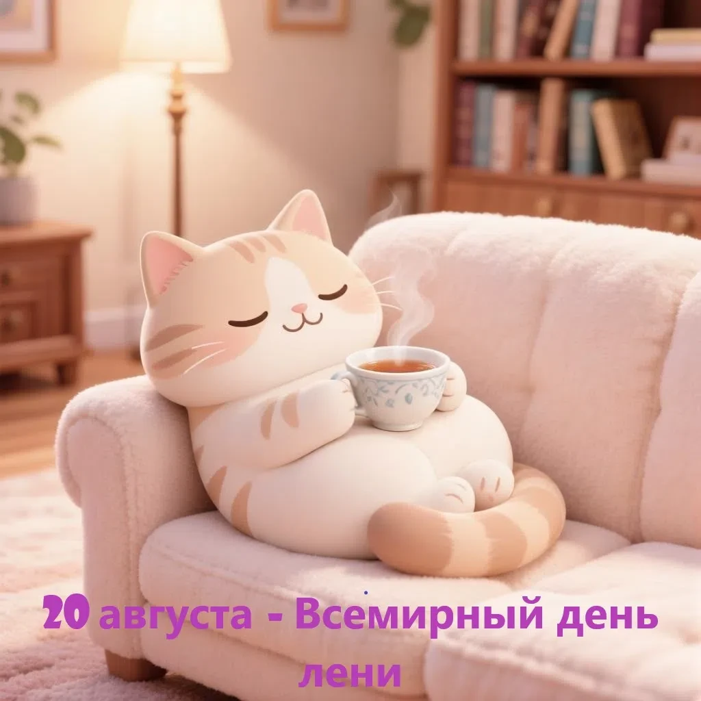 😊20 августа — день, когда можно позволить себе немного расслабиться