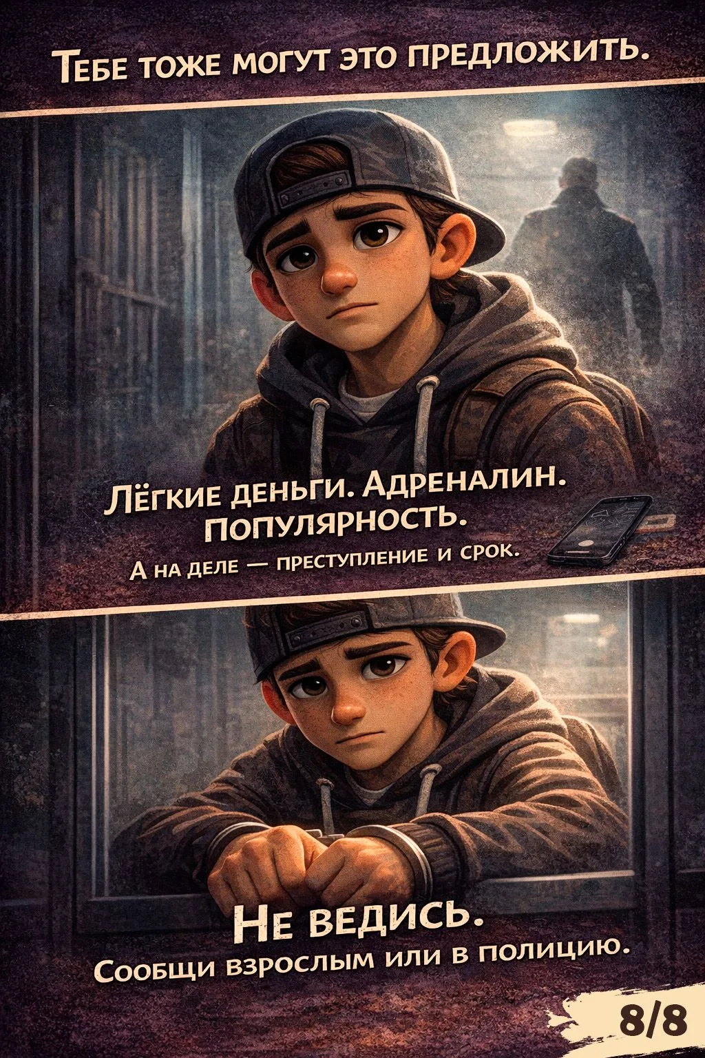 «Легкие деньги» могут стоить свободы  Вербовщики часто действуют хитро. Они дают простое «задание», 