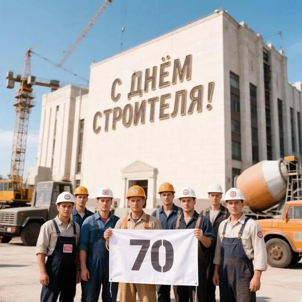 С Днём строителя!