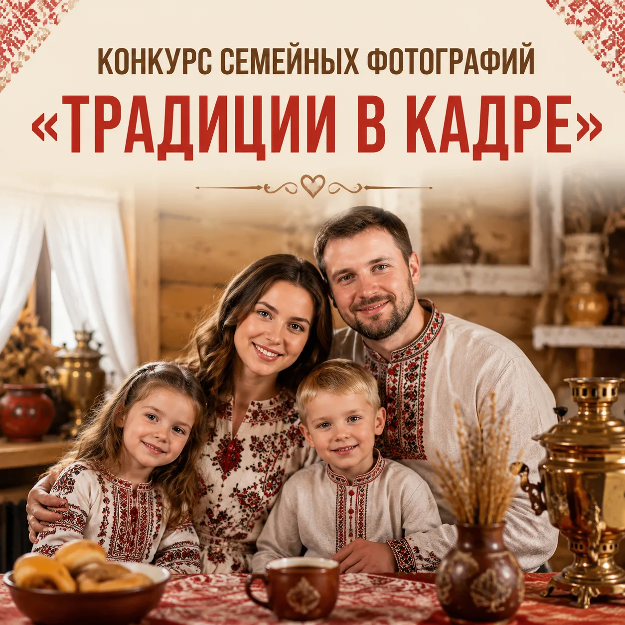 Конкурс семейных фотографий «Традиции в кадре» 

Семейные традиции – в кадре! Станьте частью большог