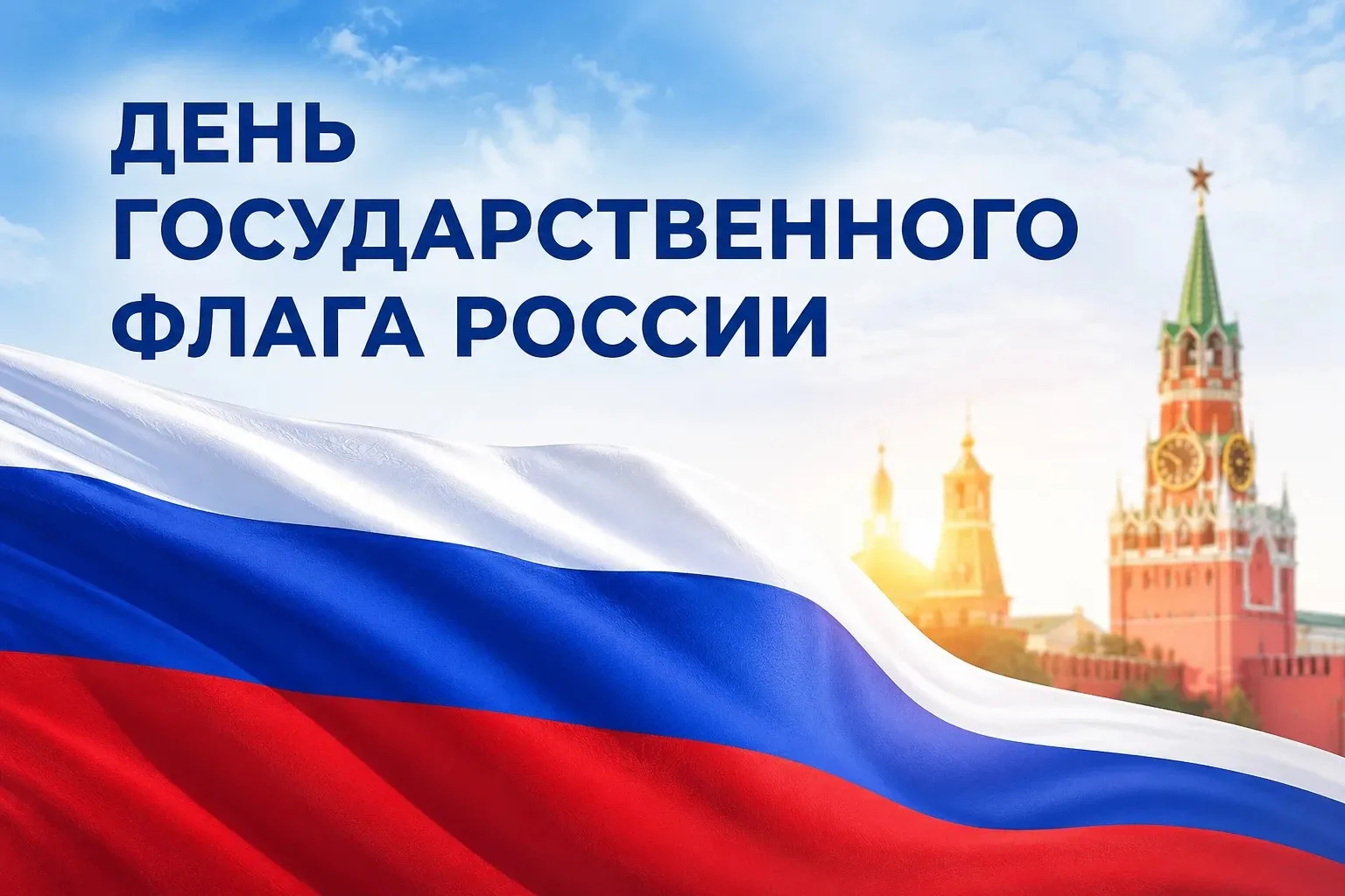Сегодня отмечаем День Государственного флага России.
