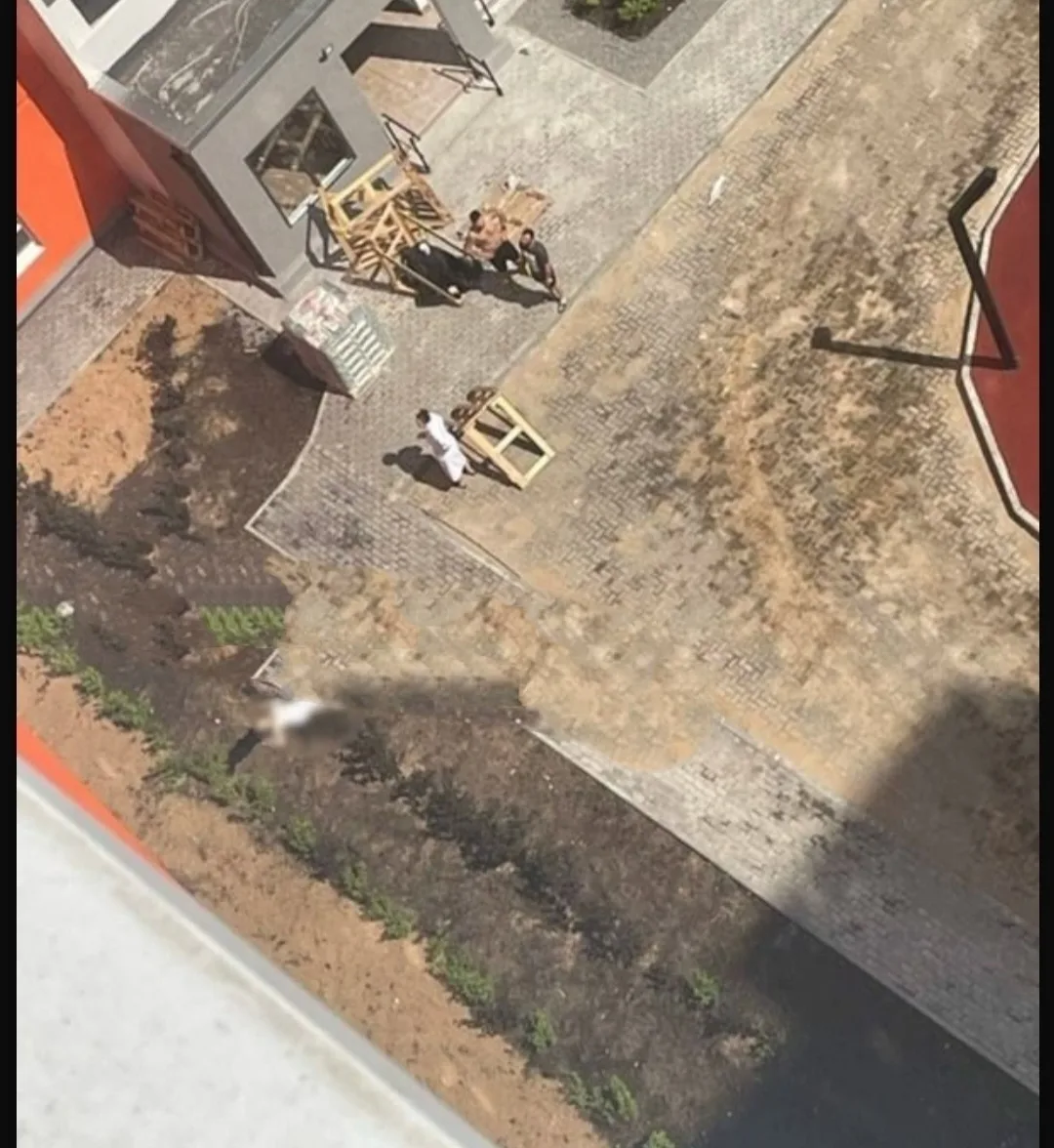 Трагедия под окнами жилого комплекса