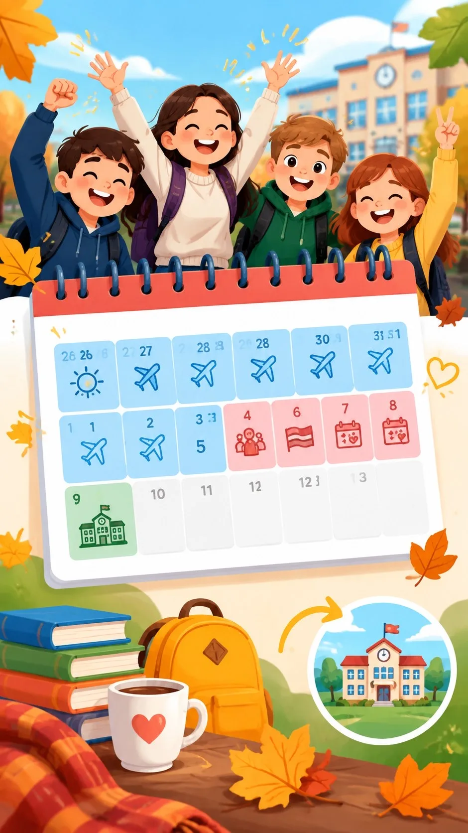 Мәктәп укучыларын 13 көнлек озын яллар көтә 😍
