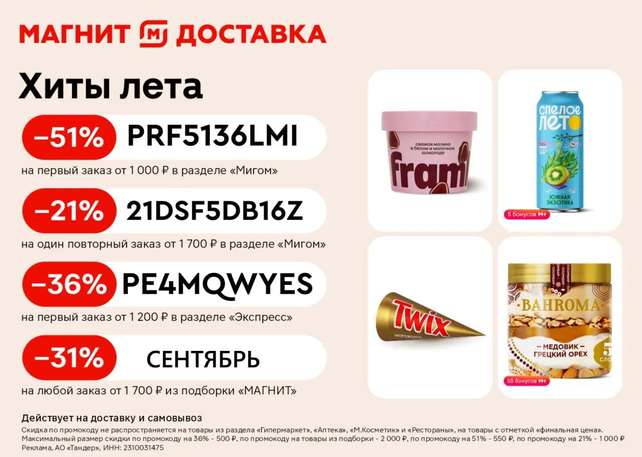 🍴 Магнит