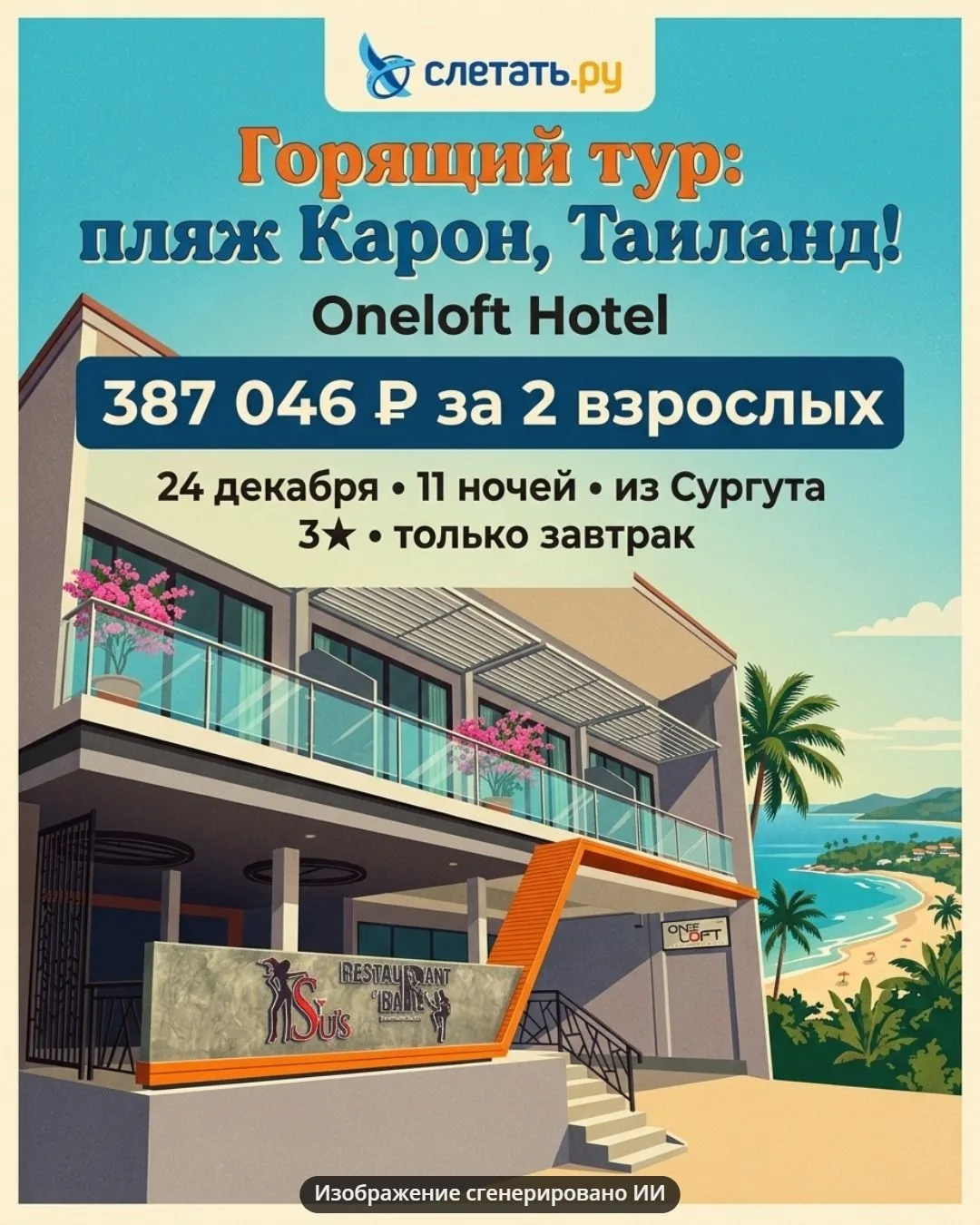 Внимание! 🤩 Хотите сбежать от предновогодней суеты прямо в лето? ☀️🌴 Отправляйтесь в ...