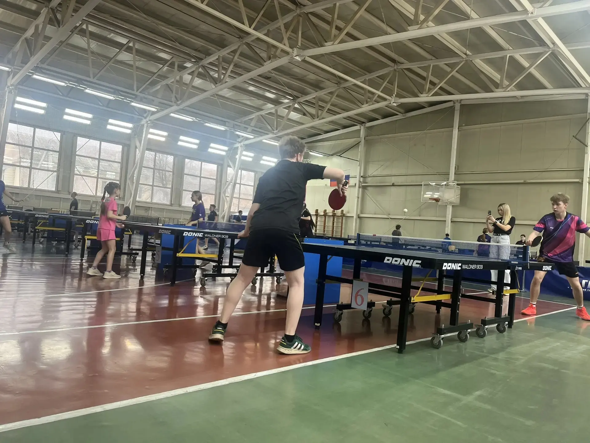 🏓 Сегодня проходили личные соревнования по настольному теннису в рамках Чемпионата УГО среди школьни