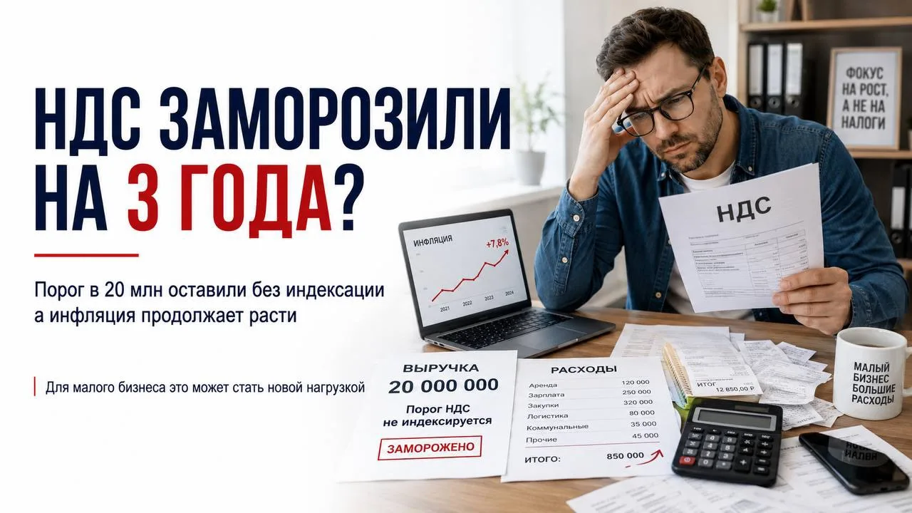 Почему заморозка порога НДС на 3 года можетстать проблемой для малого бизнеса?
