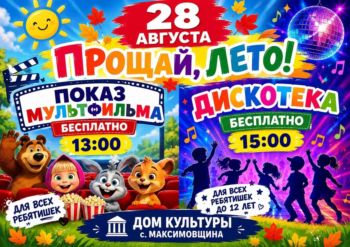 Приглашаем всех всех ребятишек нашего села!