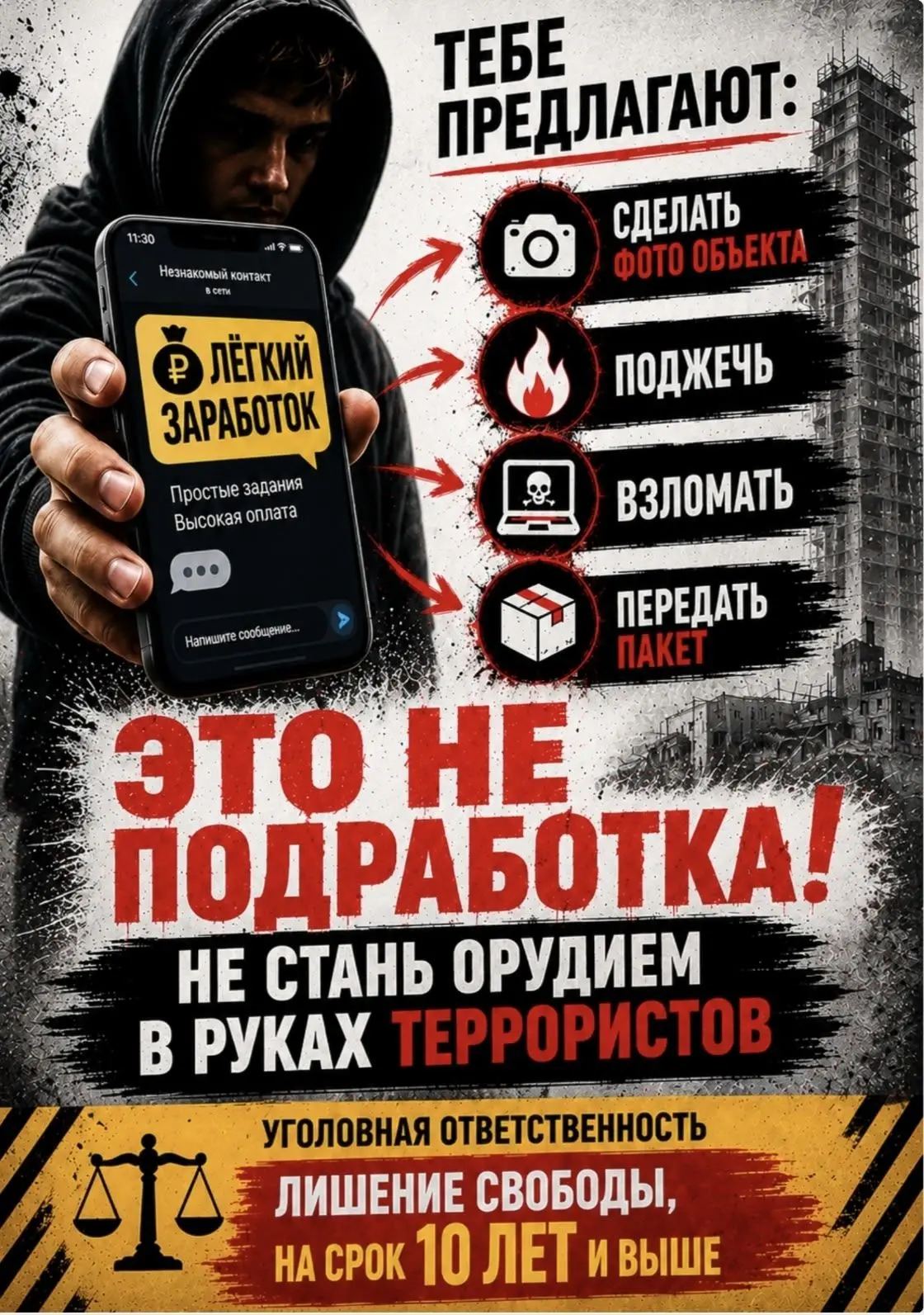 🚨 Стоп! Это не подработка — это ловушка! 🚨