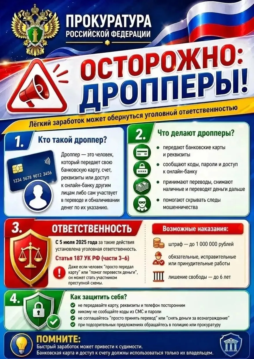 🚨 Осторожно: дропперы!