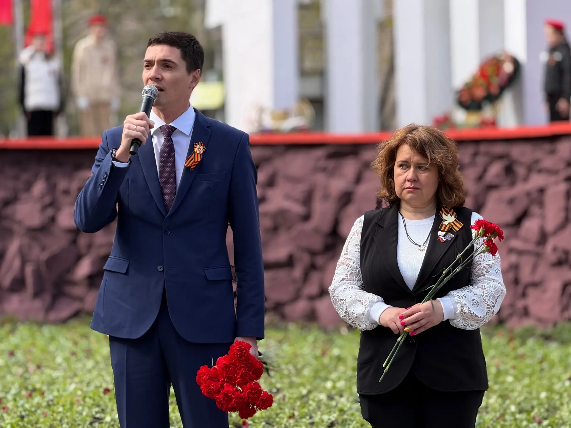 Через века, через года — помните!  🎗️Сегодня у Обелиска воинской славы 286-й Ленинградской Краснозна