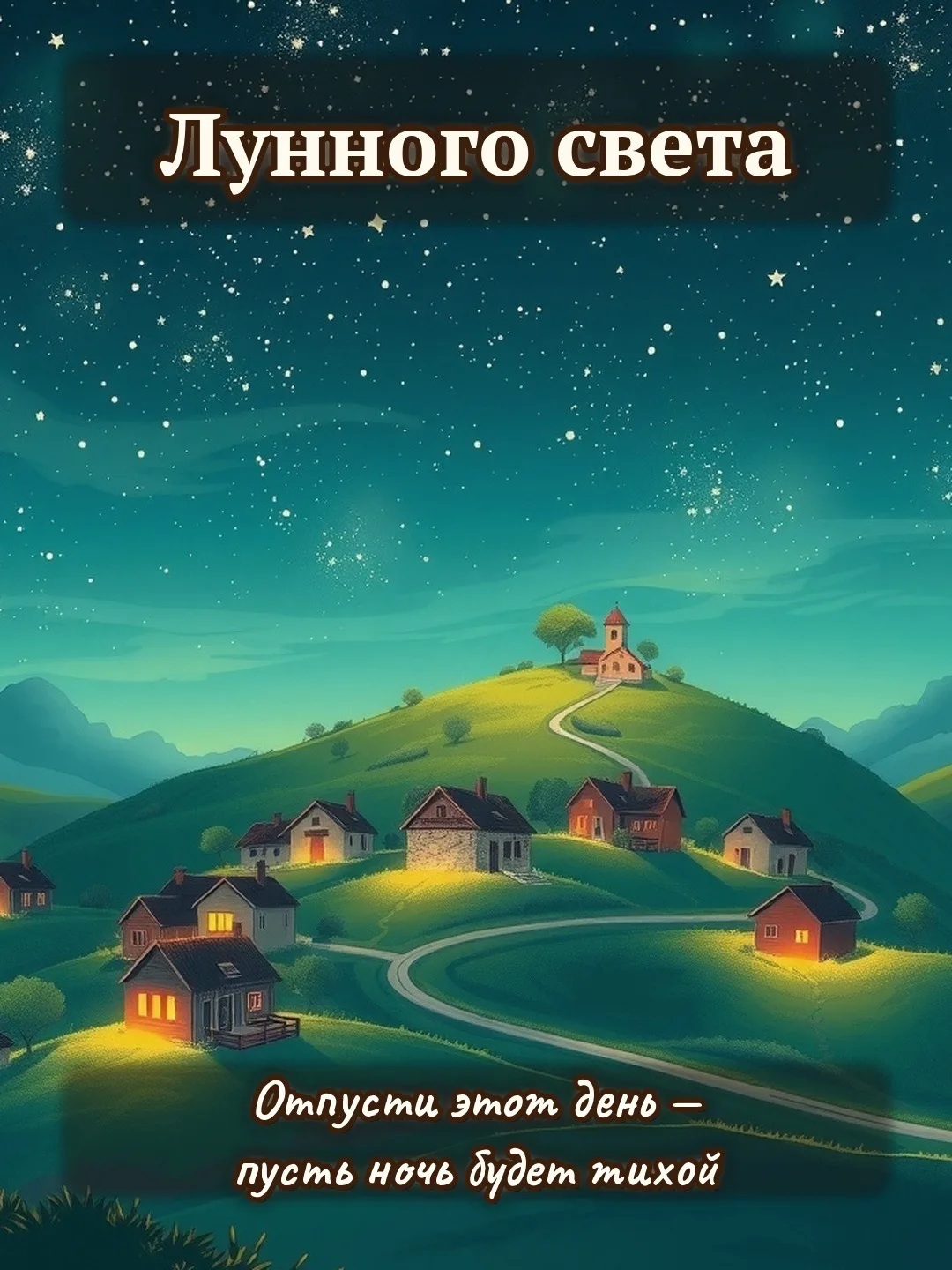 🌙 Лунного света! Отпусти этот день — пусть ночь будет тихой.