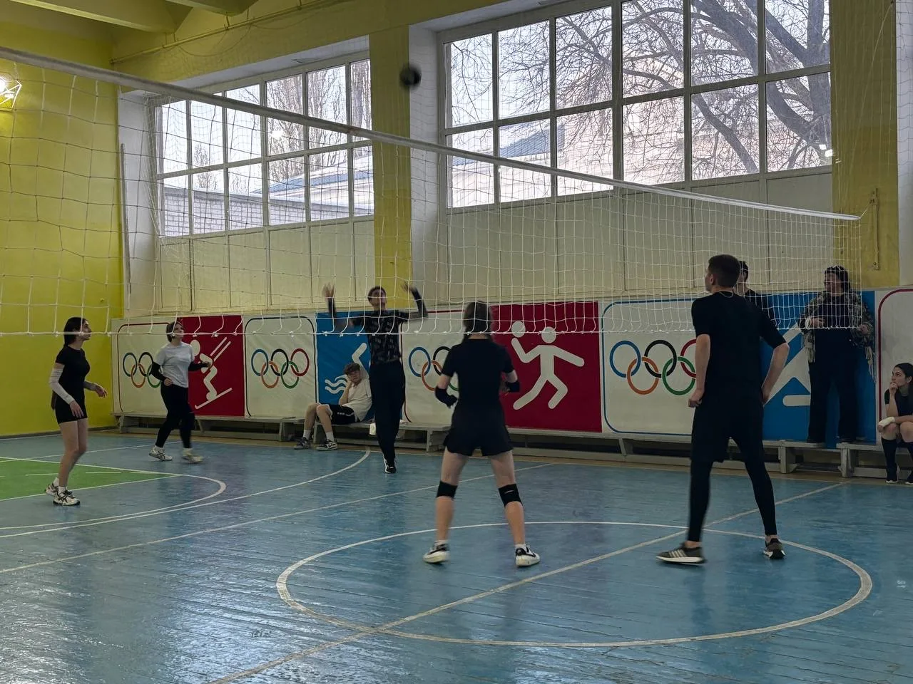 🏐 Волейбольная битва! Сегодня в нашей школе прошло захватывающее первенство по волейболу среди 8-11 