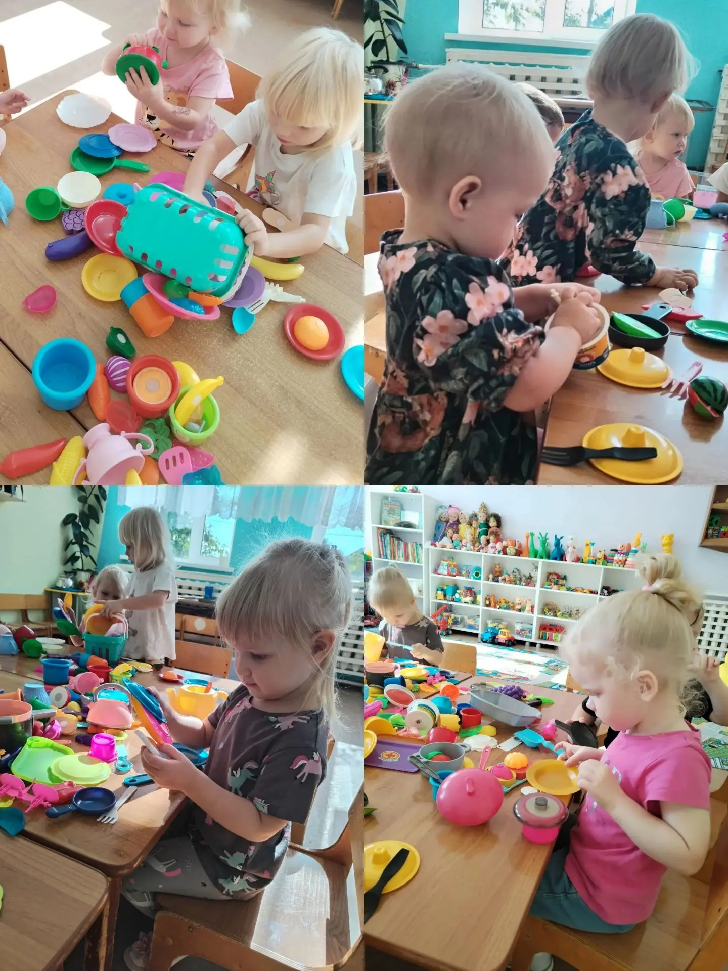 Играем с посудой: весёлое знакомство малышей с бытом! 🎉