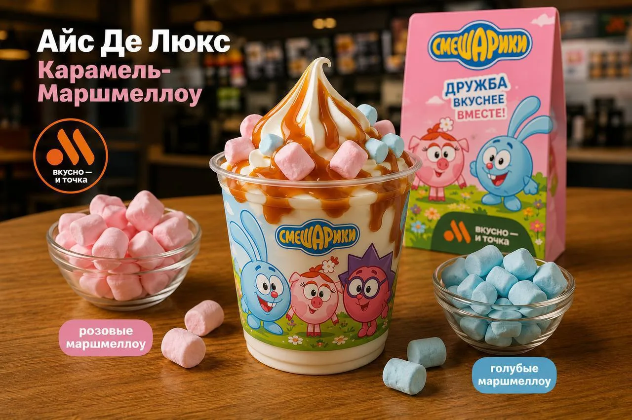 ⚡️ Смешарики уже появились во Вкусно и точка. В Кидз Комбо завезли блайндбоксы с брелок...