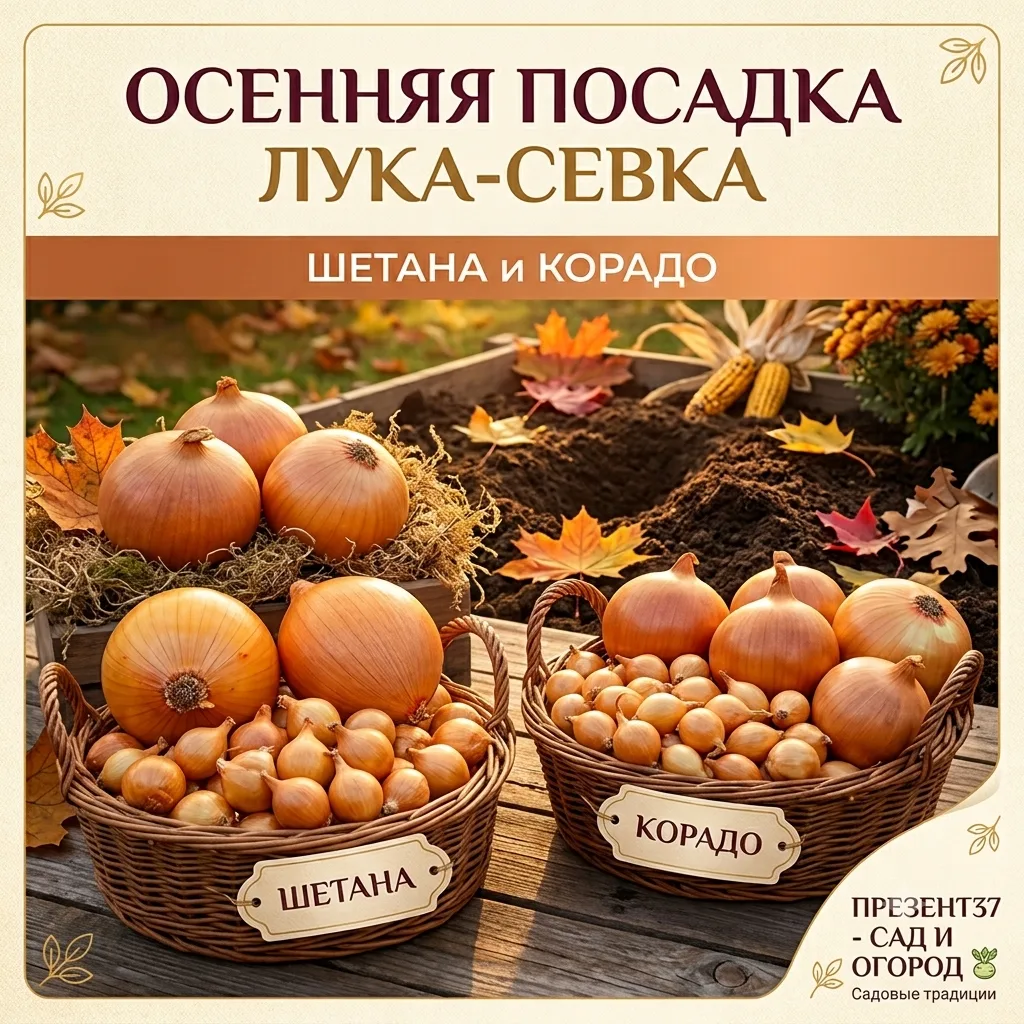 Новое поступление лука -севка. Сорта Шетана и Корадо