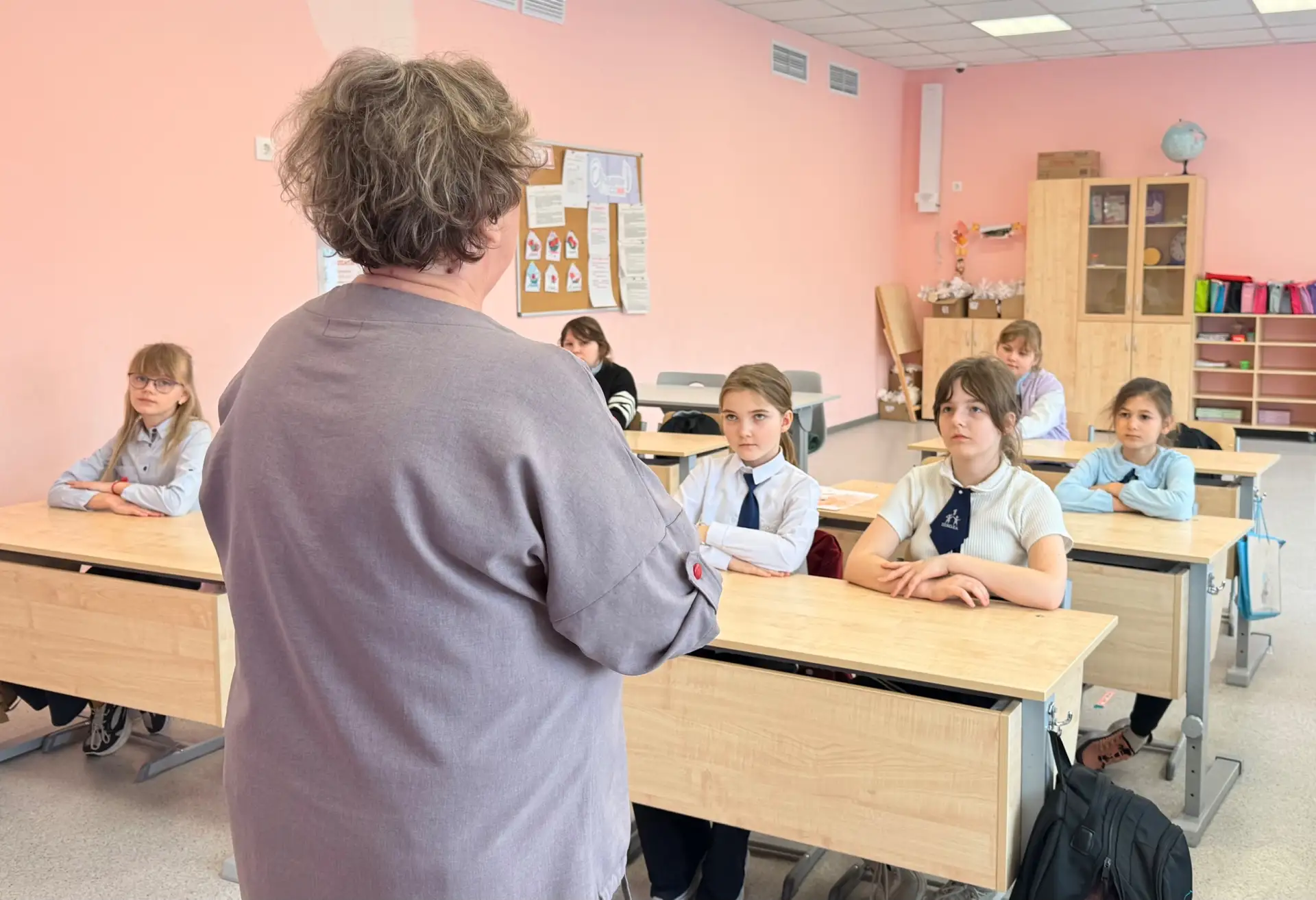 На этой неделе учащиеся 4 «В» класса встретились с Исполнительным секретарем Бутурлиновского местног