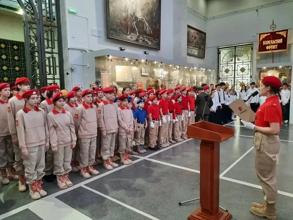 Юнармейская клятва   🏛️ В Центральном музее Вооруженных Сил Российской Федерации состоялась Торжеств