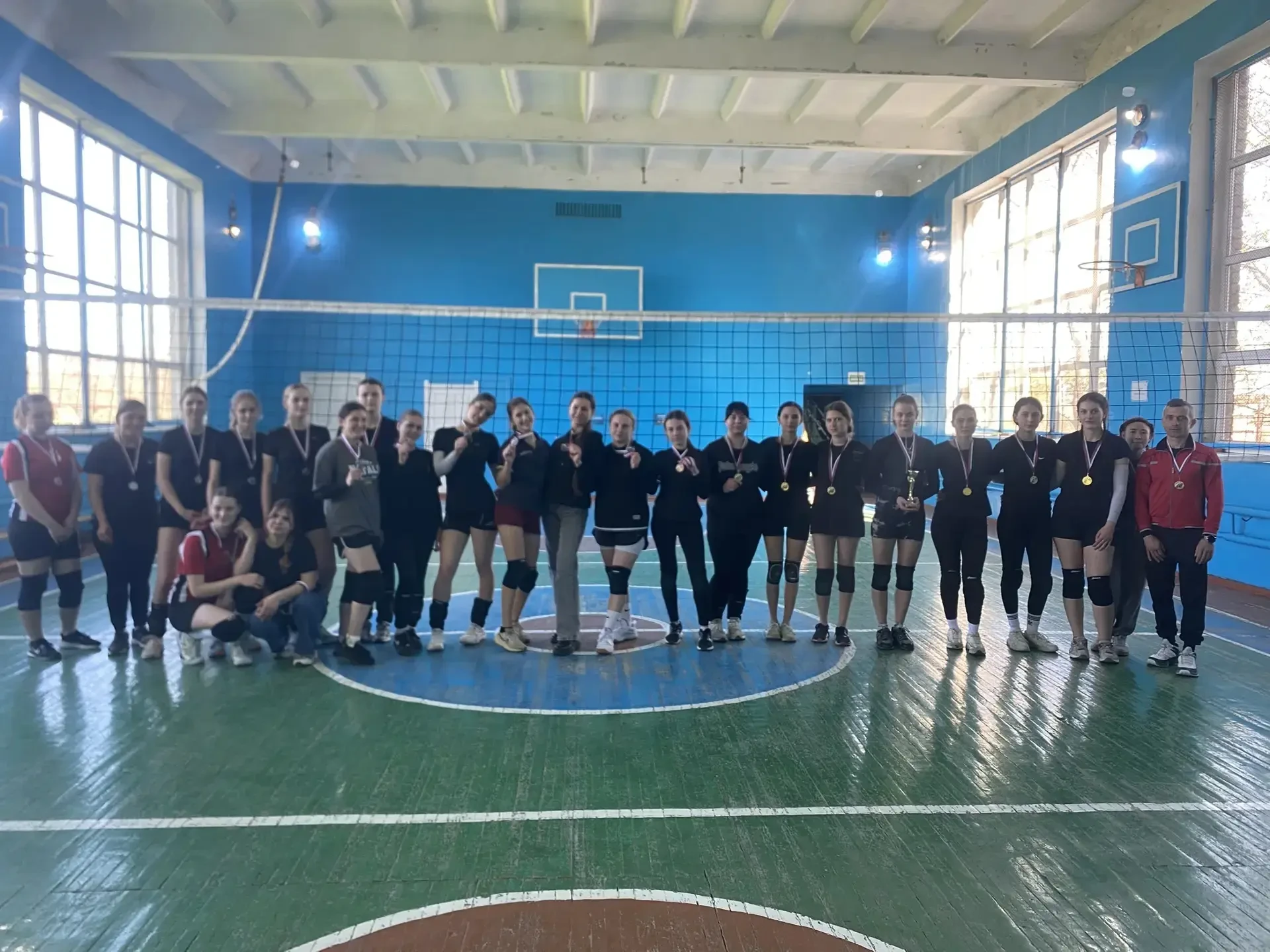В селе Владимировка прошёл Открытый Кубок СШ «Колос» по волейболу