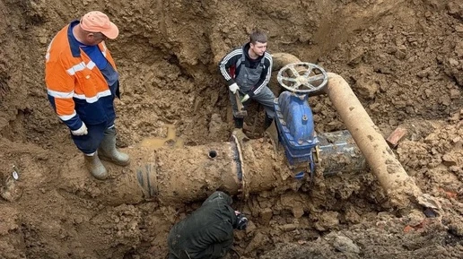 Авария на водопроводе в Калуге: три микрорайона остались без воды