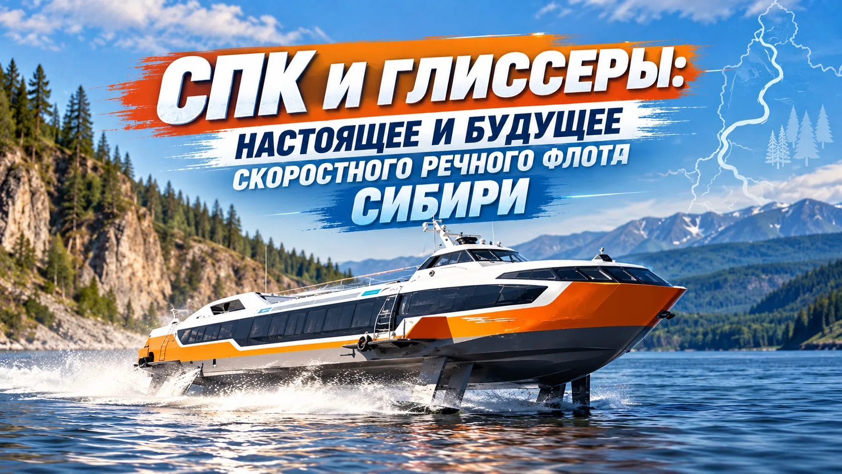🚢 СПК и глиссеры: настоящее и будущее скоростного речного флота Сибири