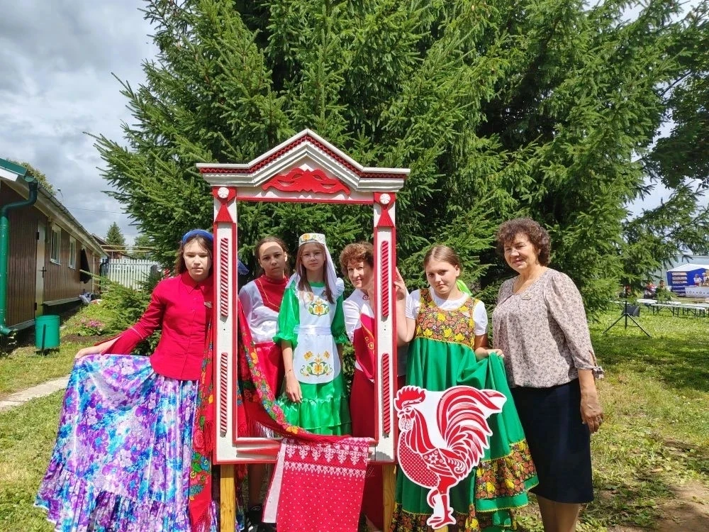 12 июля учащиеся 6 а класса приняли участие в Фестивале народного творчества «С верой в село», котор