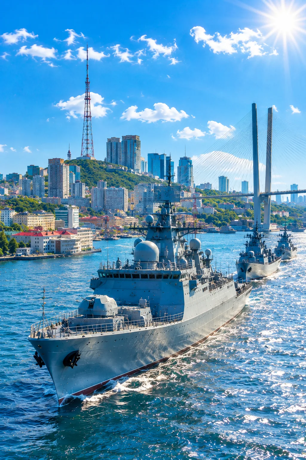 🚢🛟День Военно-Морского Флота во Владивостоке отметят в это воскресенье концертами и флотской кашей