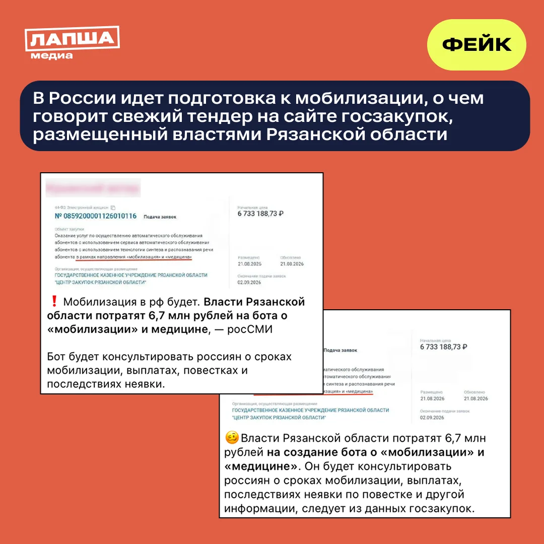 🛑  Украинские каналы вновь ищут знаки для начала новой мобилизации в России. Так, утве...