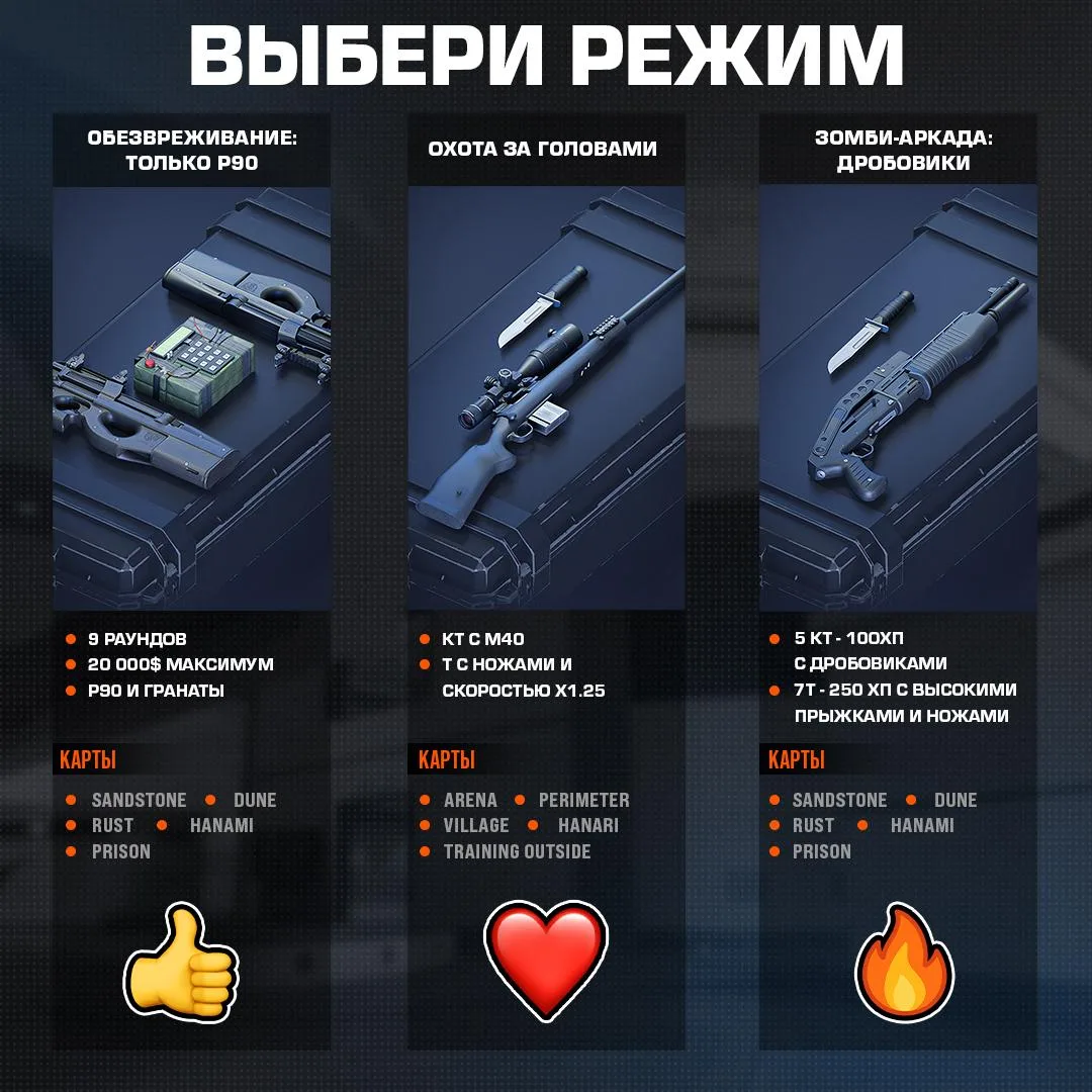 🤔 Выбери следующий временный режим!