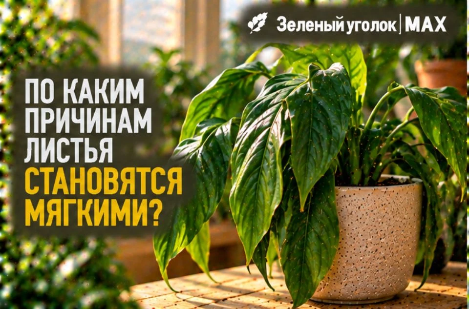 🍃 ПО КАКИМ ПРИЧИНАМ ЛИСТЬЯ СТАНОВЯТСЯ МЯГКИМИ?