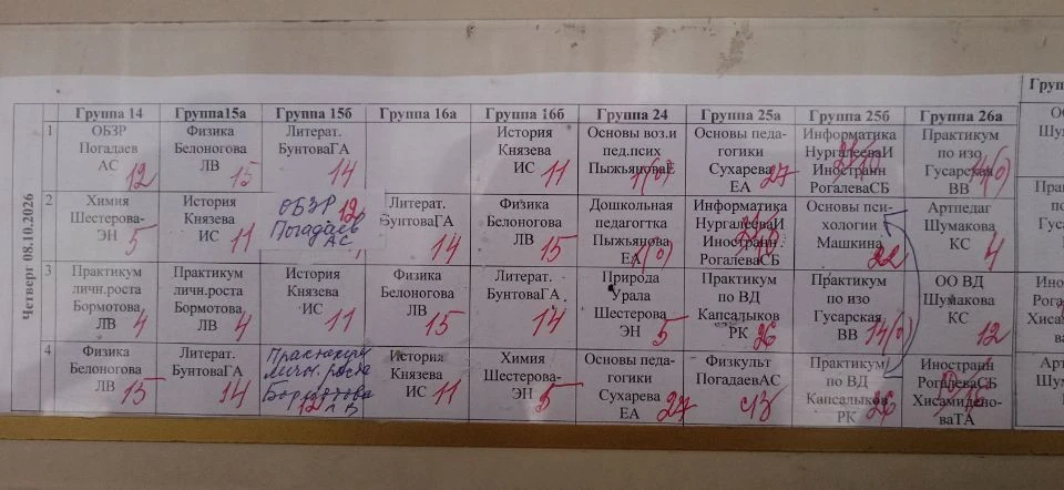 Расписание на завтра. Всем хорошего вечера😄