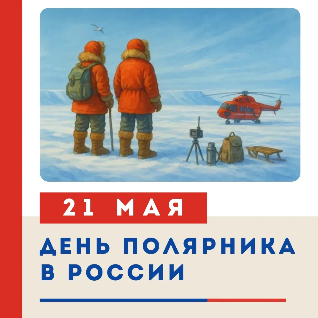 ❄️🧊 21 МАЯ — ДЕНЬ ПОЛЯРНИКА В РОССИИ! 🧊❄️  Ежегодно 21 мая в России отмечается День полярника — праз