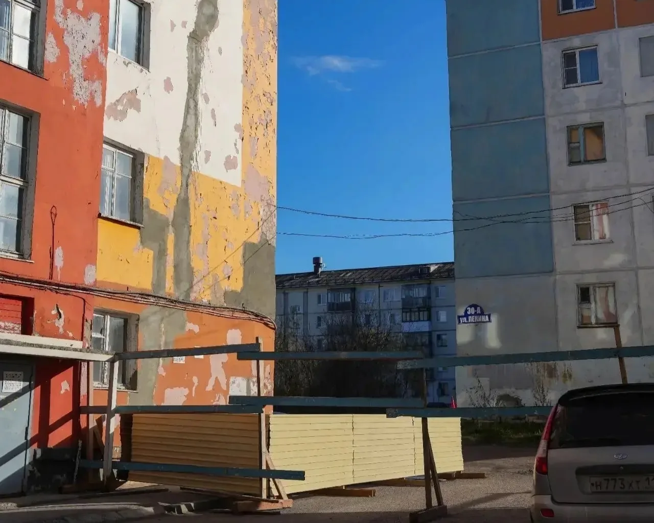В Воркуте ждут заключение по дому с трещиной на улице Ленина