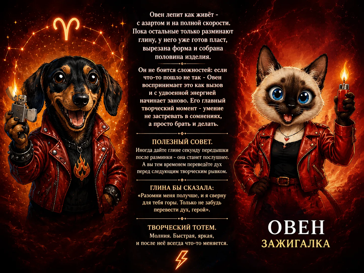 Главная суперсила Овна - он не боится испортить. Пока другие сомневаются, Овен уже проб...