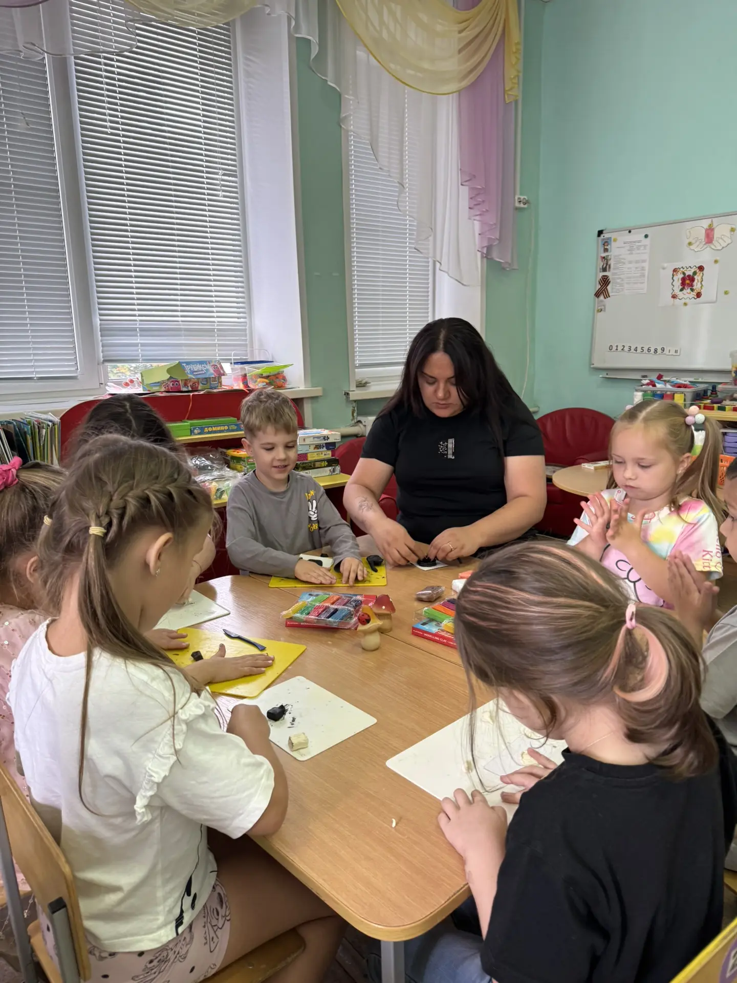 🍄 Лепка «Грибы в корзине» 🧺