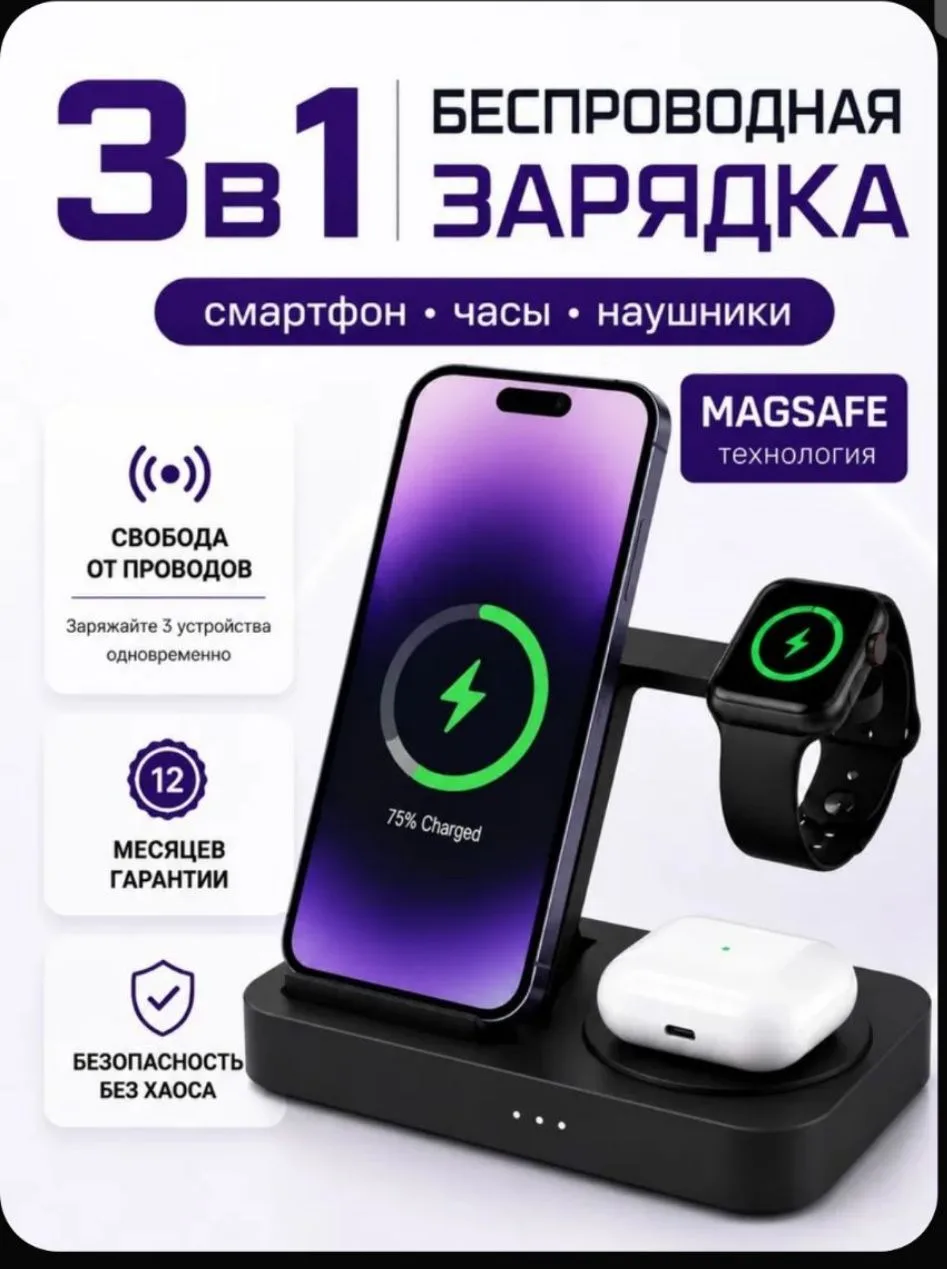 ⚡️ Прощайте, провода! Идеальная док-станция 3в1 на ваш рабочий стол!
